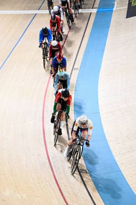 2026 UEC Track Elite European Championships Picture by Olly Hassell SWpix.com - 03 02 2026 - Cycling - 2026 UEC Track Elite European Championships - Konya Velodrome, Konya, Türkiye - Women s Omnium Scratch Race 1 4 - Anna Morris (Great Britain) Copyright: x xSWpix.comx(t axPhotographyxHubxLtd)xOllyxHassell SWpix.comx SWP-3177-0487