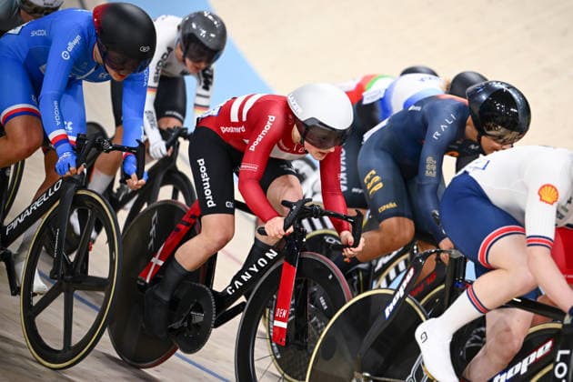 2026 UEC Track Elite European Championships Picture by Olly Hassell SWpix.com - 03 02 2026 - Cycling - 2026 UEC Track Elite European Championships - Konya Velodrome, Konya, Türkiye - Women s Omnium Scratch Race 1 4 - Ida Fialla (Denmark) Copyright: x xSWpix.comx(t axPhotographyxHubxLtd)xOllyxHassell SWpix.comx SWP-3177-0495