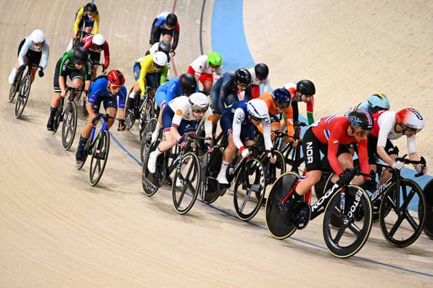 2026 UEC Track Elite European Championships Picture by Olly Hassell SWpix.com - 03 02 2026 - Cycling - 2026 UEC Track Elite European Championships - Konya Velodrome, Konya, Türkiye - Women s Omnium Scratch Race 1 4 - Anna Morris (Great Britain) Copyright: x xSWpix.comx(t axPhotographyxHubxLtd)xOllyxHassell SWpix.comx SWP-3177-0496