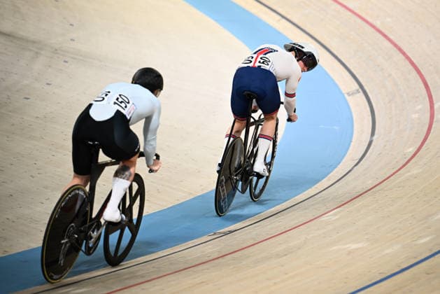 2026 UEC Track Elite European Championships Picture by Olly Hassell SWpix.com - 03 02 2026 - Cycling - 2026 UEC Track Elite European Championships - Konya Velodrome, Konya, Türkiye - Men s Sprint 1 16 Finals - Harry Ledingham-Horn (Great Britain) Copyright: x xSWpix.comx(t axPhotographyxHubxLtd)xOllyxHassell SWpix.comx SWP-3177-0506
