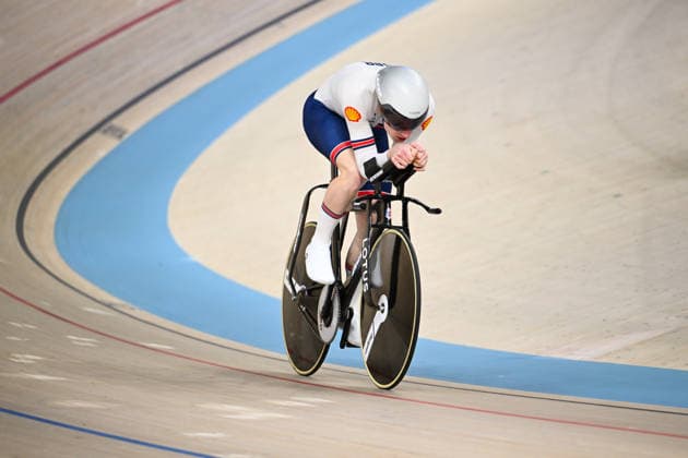 2026 UEC Track Elite European Championships Picture by Olly Hassell SWpix.com - 03 02 2026 - Cycling - 2026 UEC Track Elite European Championships - Konya Velodrome, Konya, Türkiye - Men s Individual Pursuit Qualifying - Tim Shoreman (Great Britain) Copyright: x xSWpix.comx(t axPhotographyxHubxLtd)xOllyxHassell SWpix.comx SWP-3177-0508
