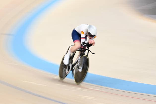 2026 UEC Track Elite European Championships Picture by Olly Hassell SWpix.com - 03 02 2026 - Cycling - 2026 UEC Track Elite European Championships - Konya Velodrome, Konya, Türkiye - Men s Individual Pursuit Qualifying - Tim Shoreman (Great Britain) Copyright: x xSWpix.comx(t axPhotographyxHubxLtd)xOllyxHassell SWpix.comx SWP-3177-0509