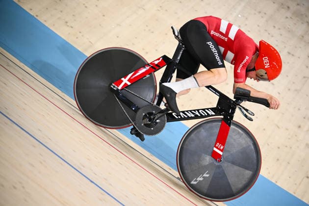 2026 UEC Track Elite European Championships Picture by Olly Hassell SWpix.com - 03 02 2026 - Cycling - 2026 UEC Track Elite European Championships - Konya Velodrome, Konya, Türkiye - Men s Individual Pursuit Qualifying - Conrad Haugsted (Denmark) Copyright: x xSWpix.comx(t axPhotographyxHubxLtd)xOllyxHassell SWpix.comx SWP-3177-0514