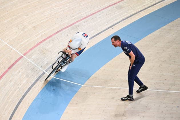 2026 UEC Track Elite European Championships Picture by Olly Hassell SWpix.com - 03 02 2026 - Cycling - 2026 UEC Track Elite European Championships - Konya Velodrome, Konya, Türkiye - Men s Individual Pursuit Qualifying - Matthew Bostock (Great Britain) Copyright: x xSWpix.comx(t axPhotographyxHubxLtd)xOllyxHassell SWpix.comx SWP-3177-0522