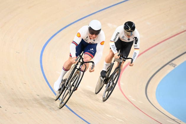 2026 UEC Track Elite European Championships Picture by Olly Hassell SWpix.com - 03 02 2026 - Cycling - 2026 UEC Track Elite European Championships - Konya Velodrome, Konya, Türkiye - Men s Sprint 1 8 Finals - Matthew Richardson (Great Britain) Copyright: x xSWpix.comx(t axPhotographyxHubxLtd)xOllyxHassell SWpix.comx SWP-3177-0526