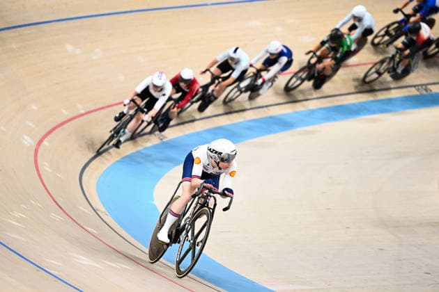 2026 UEC Track Elite European Championships Picture by Olly Hassell SWpix.com - 03 02 2026 - Cycling - 2026 UEC Track Elite European Championships - Konya Velodrome, Konya, Türkiye - Women s Omnium Tempo Race 2 4 - Anna Morris (Great Britain) Copyright: x xSWpix.comx(t axPhotographyxHubxLtd)xOllyxHassell SWpix.comx SWP-3177-0530