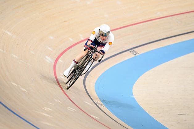 2026 UEC Track Elite European Championships Picture by Olly Hassell SWpix.com - 03 02 2026 - Cycling - 2026 UEC Track Elite European Championships - Konya Velodrome, Konya, Türkiye - Women s Omnium Tempo Race 2 4 - Anna Morris (Great Britain) Copyright: x xSWpix.comx(t axPhotographyxHubxLtd)xOllyxHassell SWpix.comx SWP-3177-0531