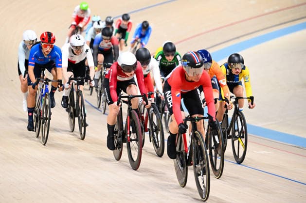 2026 UEC Track Elite European Championships Picture by Olly Hassell SWpix.com - 03 02 2026 - Cycling - 2026 UEC Track Elite European Championships - Konya Velodrome, Konya, Türkiye - Women s Omnium Tempo Race 2 4 - Ida Fialla (Denmark) Copyright: x xSWpix.comx(t axPhotographyxHubxLtd)xOllyxHassell SWpix.comx SWP-3177-0532