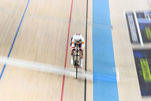 2026 UEC Track Elite European Championships Picture by Olly Hassell SWpix.com - 03 02 2026 - Cycling - 2026 UEC Track Elite European Championships - Konya Velodrome, Konya, Türkiye - Women s Omnium Tempo Race 2 4 - Anna Morris (Great Britain) Copyright: x xSWpix.comx(t axPhotographyxHubxLtd)xOllyxHassell SWpix.comx SWP-3177-0535