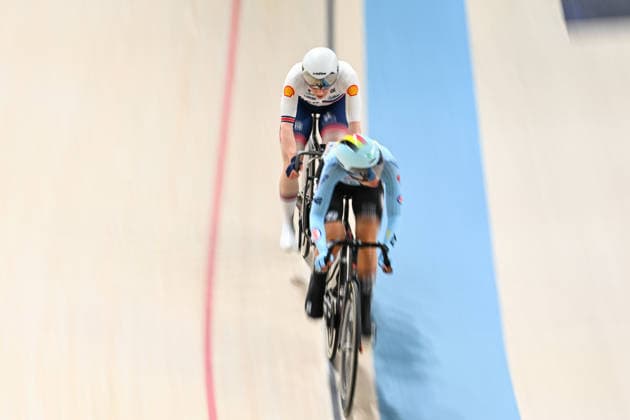 2026 UEC Track Elite European Championships Picture by Olly Hassell SWpix.com - 03 02 2026 - Cycling - 2026 UEC Track Elite European Championships - Konya Velodrome, Konya, Türkiye - Women s Omnium Tempo Race 2 4 - Anna Morris (Great Britain) Copyright: x xSWpix.comx(t axPhotographyxHubxLtd)xOllyxHassell SWpix.comx SWP-3177-0536
