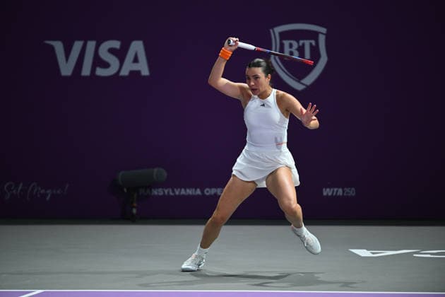 Transylvania Open 2026 - WTA, Tennis Damen 250 Tournament - Day 4 - Gabriela Ruse v Rebeka Masarova Gabriela Ruse of Romania competes in the first round of the Transylvania Open 2026, a WTA250 Tournament, against Rebeka Masarova of Switzerland, at BT Arena in Cluj-Napoca, Romania, on February 03, 2026. Alex Nicodim Imago Images Copyright: xAlexxNicodimx
