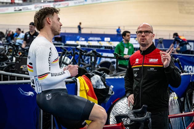 DÖRNBACH Maximilian UEC Track Cycling European Championships Konya 2026 DÖRNBACH Maximilian GBR Germany VAN EIJDEN Jan GER Coach Landscape horizontal Landscape Event Event UEC Track Cycling European Championships 2026 Category Category Cycling Track Cycling European Championships Location Location Asia Türkiye Konya Discipline Sprint Category Elite Men Distance 200 m Date Date 03 02 2026 Tuesday Day 3