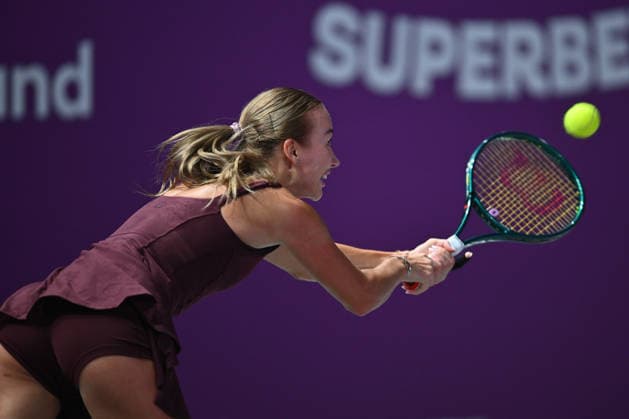 Transylvania Open 2026 - WTA, Tennis Damen 250 Tournament - Day 4 - Lucia Bronzetti v Anastasia Potapova Anastasia Potapova of Austria competes in the first round of the Transylvania Open 2026, a WTA250 Tournament, against Lucia Bronzetti of Italy, at BT Arena in Cluj-Napoca, Romania, on February 23, 2026. Cluj Napoca Romania  Copyright: xAlexxNicodimx originalFilename:nicodim-transylv260203_npGO0.jpg