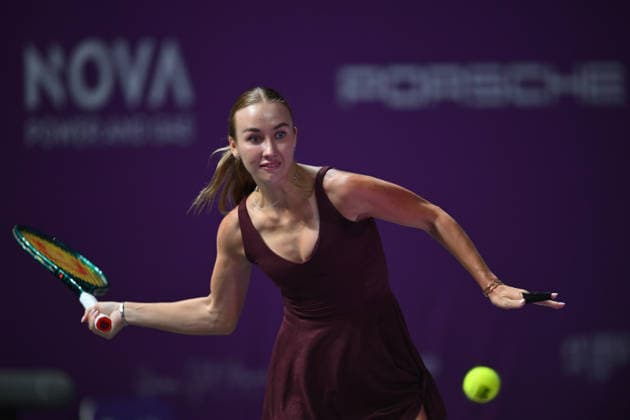 Transylvania Open 2026 - WTA, Tennis Damen 250 Tournament - Day 4 - Lucia Bronzetti v Anastasia Potapova Anastasia Potapova of Austria competes in the first round of the Transylvania Open 2026, a WTA250 Tournament, against Lucia Bronzetti of Italy, at BT Arena in Cluj-Napoca, Romania, on February 23, 2026. Cluj Napoca Romania  Copyright: xAlexxNicodimx originalFilename:nicodim-transylv260203_npMTJ.jpg