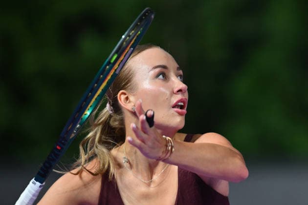 Transylvania Open 2026 - WTA, Tennis Damen 250 Tournament - Day 4 - Lucia Bronzetti v Anastasia Potapova Anastasia Potapova of Austria competes in the first round of the Transylvania Open 2026, a WTA250 Tournament, against Lucia Bronzetti of Italy, at BT Arena in Cluj-Napoca, Romania, on February 23, 2026. Cluj Napoca Romania  Copyright: xAlexxNicodimx originalFilename:nicodim-transylv260203_npRFe.jpg