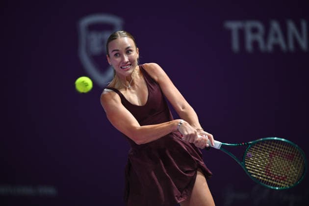Transylvania Open 2026 - WTA, Tennis Damen 250 Tournament - Day 4 - Lucia Bronzetti v Anastasia Potapova Anastasia Potapova of Austria competes in the first round of the Transylvania Open 2026, a WTA250 Tournament, against Lucia Bronzetti of Italy, at BT Arena in Cluj-Napoca, Romania, on February 23, 2026. Cluj Napoca Romania  Copyright: xAlexxNicodimx originalFilename:nicodim-transylv260203_npmes.jpg