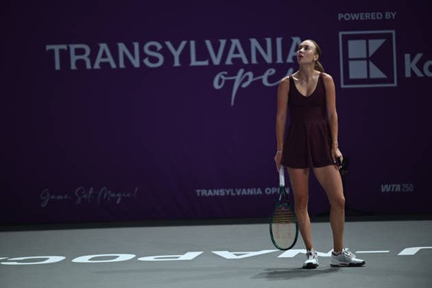 Transylvania Open 2026 - WTA, Tennis Damen 250 Tournament - Day 4 - Lucia Bronzetti v Anastasia Potapova Anastasia Potapova of Austria competes in the first round of the Transylvania Open 2026, a WTA250 Tournament, against Lucia Bronzetti of Italy, at BT Arena in Cluj-Napoca, Romania, on February 23, 2026. Cluj Napoca Romania  Copyright: xAlexxNicodimx originalFilename:nicodim-transylv260203_npg6z.jpg