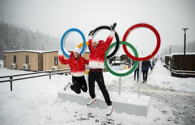 MILANO CORTINA 2026 - OLYMPISCHE WINTERSPIELE - CORTINA D™AMPEZZO - OLYMPIC VILLAGE MEDIA DAYS ** NUR FÜR REDAKTIONELLE ZWECKE ** EDITORIAL USE ONLY **<p>03 02 2026-Cortina d™Ampezzo: Olympische Winterspiele Milano Cortina 2026 Olympic Village Media Days im Foto: ( Italien Venetien Cortina d™Ampezzo Copyright: SaschaxFromm *** MILANO CORTINA 2026 OLYMPIC WINTER GAMES CORTINA D™AMPEZZO OLYMPIC VILLAGE MEDIA DAYS FOR EDITORIAL PURPOSES ONLY p 03 02 2026 Cortina d™Ampezzo Olympic Winter Games Milano Cortina 2026 Olympic Village Media Days in photo Italy Veneto Cortina d™Ampezzo Copyright SaschaxFromm Copyright: SaschaxFromm doc84f0hrg7mna115b18bh6 ,EDITORIAL USE ONLY