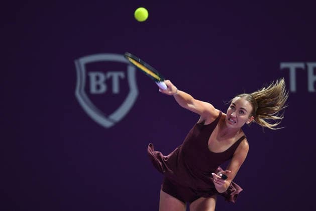 Transylvania Open 2026 - WTA, Tennis Damen 250 Tournament - Day 4 - Lucia Bronzetti v Anastasia Potapova Anastasia Potapova of Austria competes in the first round of the Transylvania Open 2026, a WTA250 Tournament, against Lucia Bronzetti of Italy, at BT Arena in Cluj-Napoca, Romania, on February 23, 2026. Cluj Napoca Romania  Copyright: xAlexxNicodimx originalFilename:nicodim-transylv260203_npCQZ.jpg