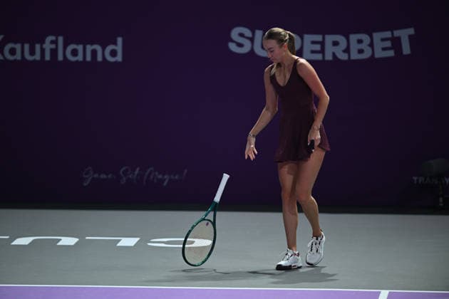 Transylvania Open 2026 - WTA, Tennis Damen 250 Tournament - Day 4 - Lucia Bronzetti v Anastasia Potapova Anastasia Potapova of Austria competes in the first round of the Transylvania Open 2026, a WTA250 Tournament, against Lucia Bronzetti of Italy, at BT Arena in Cluj-Napoca, Romania, on February 23, 2026. Cluj Napoca Romania  Copyright: xAlexxNicodimx originalFilename:nicodim-transylv260203_npjsZ.jpg