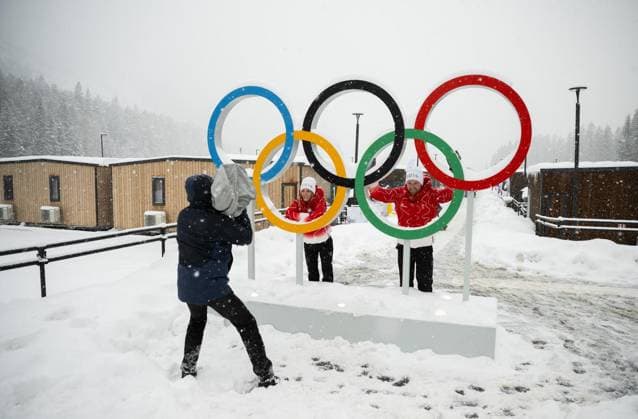 MILANO CORTINA 2026 - OLYMPISCHE WINTERSPIELE - CORTINA D™AMPEZZO - OLYMPIC VILLAGE MEDIA DAYS ** NUR FÜR REDAKTIONELLE ZWECKE ** EDITORIAL USE ONLY **<p>03 02 2026-Cortina d™Ampezzo: Olympische Winterspiele Milano Cortina 2026 Olympic Village Media Days im Foto: ( Italien Venetien Cortina d™Ampezzo Copyright: SaschaxFromm *** MILANO CORTINA 2026 OLYMPIC WINTER GAMES CORTINA D™AMPEZZO OLYMPIC VILLAGE MEDIA DAYS FOR EDITORIAL PURPOSES ONLY p 03 02 2026 Cortina d™Ampezzo Olympic Winter Games Milano Cortina 2026 Olympic Village Media Days in photo Italy Veneto Cortina d™Ampezzo Copyright SaschaxFromm Copyright: SaschaxFromm doc84f0izebe6e1axmbinwq ,EDITORIAL USE ONLY