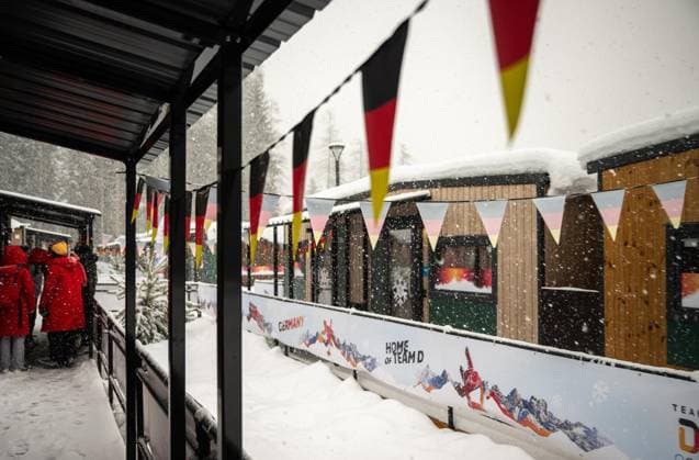 MILANO CORTINA 2026 - OLYMPISCHE WINTERSPIELE - CORTINA D™AMPEZZO - OLYMPIC VILLAGE MEDIA DAYS ** NUR FÜR REDAKTIONELLE ZWECKE ** EDITORIAL USE ONLY **<p>03 02 2026-Cortina d™Ampezzo: Olympische Winterspiele Milano Cortina 2026 Olympic Village Media Days im Foto: ( Italien Venetien Cortina d™Ampezzo Copyright: SaschaxFromm *** MILANO CORTINA 2026 OLYMPIC WINTER GAMES CORTINA D™AMPEZZO OLYMPIC VILLAGE MEDIA DAYS FOR EDITORIAL PURPOSES ONLY p 03 02 2026 Cortina d™Ampezzo Olympic Winter Games Milano Cortina 2026 Olympic Village Media Days in photo Italy Veneto Cortina d™Ampezzo Copyright SaschaxFromm Copyright: SaschaxFromm doc84f0kl8566hnufsboye ,EDITORIAL USE ONLY