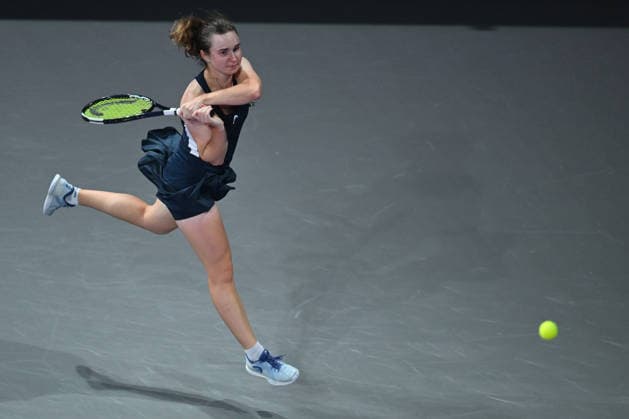 Transylvania Open 2026 - WTA, Tennis Damen 250 Tournament - Day 4 - Daria Snigur v Tiantsoa Sarah Rakotomanga Rajaonah Daria Snigur of Ukraine competes in the first round of the Transylvania Open 2026, a WTA250 Tournament, against Tiantsoa Sarah Rakotomanga Rajaonah of France, at BT Arena in Cluj-Napoca, Romania, on February 03, 2026. Alex Nicodim Imago Images Copyright: xAlexxNicodimx