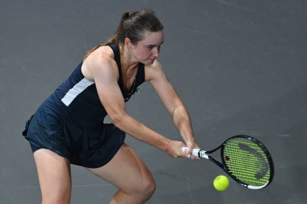 Transylvania Open 2026 - WTA, Tennis Damen 250 Tournament - Day 4 - Daria Snigur v Tiantsoa Sarah Rakotomanga Rajaonah Daria Snigur of Ukraine competes in the first round of the Transylvania Open 2026, a WTA250 Tournament, against Tiantsoa Sarah Rakotomanga Rajaonah of France, at BT Arena in Cluj-Napoca, Romania, on February 03, 2026. Alex Nicodim Imago Images Copyright: xAlexxNicodimx