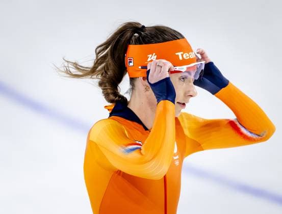 MILAN - Femke Kok during a training session at the Milano Speed skating, Eisschnelllauf Stadium. The speed skaters are preparing for their participation in the Winter Olympics. SEM VAN DER WAL ANP xVIxANPxSportx xxANPxIVx 549543922 originalFilename: 549543922.jpg