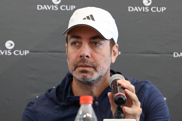 Tennis, Davis Cup, Chile - Serbia, Press conference
