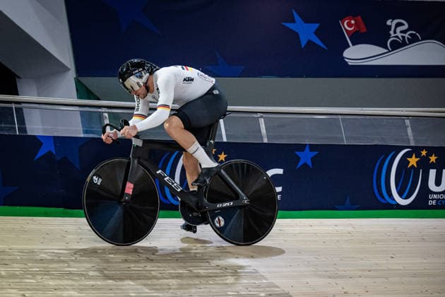 DÖRNBACH Maximilian UEC Track Cycling European Championships Konya 2026 DÖRNBACH Maximilian GBR Germany Landscape horizontal Landscape Event Event UEC Track Cycling European Championships 2026 Category Category Cycling Track Cycling European Championships Location Location Asia Türkiye Konya Discipline Sprint Category Elite Men Distance 200 m Date Date 03 02 2026 Tuesday Day 3