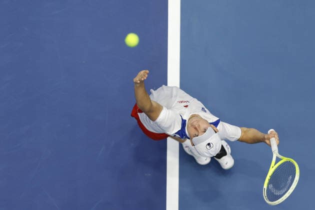 Dalibor Svrcina during the preparation for the Davis Cup match Czech Republic - Sweden, in Jihlava, Czech Republic, on January 6, 2026. (CTKxPhoto PavelxLebeda) CTKPhotoF202602030023501  CTKPhotoF202602030023501