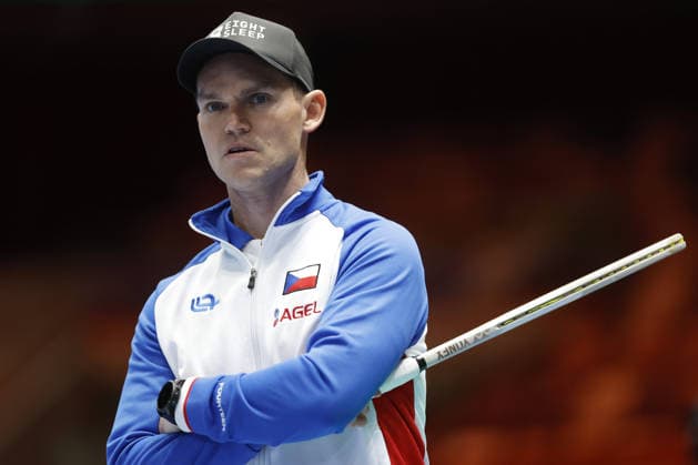Coach Tomas Josefus during the preparation for the Davis Cup match Czech Republic - Sweden, in Jihlava, Czech Republic, on January 6, 2026. (CTKxPhoto PavelxLebeda) CTKPhotoF202602030023601  CTKPhotoF202602030023601