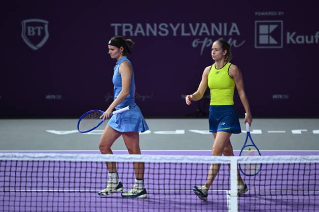 Transylvania Open 2026 - WTA, Tennis Damen 250 Tournament - Day 4 - Anna Bondar Greet Minnen v Anna Bondar Greet Minnen Anna Bondar and Greet Minnen compete in the first round of the Transylvania Open 2026, a WTA250 Tournament, against Kaja Juvan and Maja Chawalinska at BT Arena in Cluj-Napoca, Romania, on February 03, 2026. Alex Nicodim Imago Images Copyright: xAlexxNicodimx