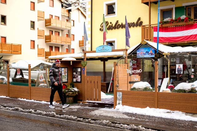 OLYMPICS - Winter Olympic Games, Olympische Spiele, Olympia, OS Milano Cortina 2026 VAL DI FIEMME,ITALY,03.FEB.26 - OLYMPICS - Winter Olympic Games Milano Cortina 2026, preview. Image shows Benjamin Moser (AUT) in front of the austrian team hotel.  GEPAxpictures xMatthiasxTrinkl