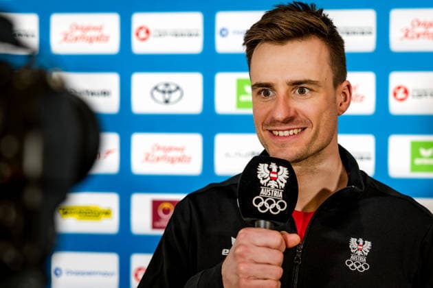 OLYMPICS - Winter Olympic Games, Olympische Spiele, Olympia, OS Milano Cortina 2026 VAL DI FIEMME,ITALY,03.FEB.26 - OLYMPICS - Winter Olympic Games Milano Cortina 2026, preview. Image shows Benjamin Moser (AUT) during an interview with the OEOC.  GEPAxpictures xMatthiasxTrinkl