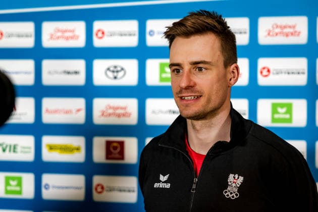 OLYMPICS - Winter Olympic Games, Olympische Spiele, Olympia, OS Milano Cortina 2026 VAL DI FIEMME,ITALY,03.FEB.26 - OLYMPICS - Winter Olympic Games Milano Cortina 2026, preview. Image shows Benjamin Moser (AUT) during an interview with the OEOC.  GEPAxpictures xMatthiasxTrinkl