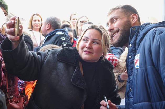 Welcome ceremony for Croatian handball players Dominik Kuzmanovic and Zlatko Rauzan Croatian handball players Zlatko Rauzan during welcome ceremony in Brckovljani near Zagreb, Croatia on February, 2026. after winning bronze medal at Men s EHF EURO 2026.  GoranxStanzl PIXSELL
