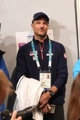CORTINA, press conference, PK, Pressekonferenz LINDSEY VONN POST INJURY, IN THE PHOTO AKSEL SVINDAL  Copyright: xFRANCESCAxVIECELIx xipa-agency.netx xFRANCESCAxVIECELIx IPA_Agency_IPA70923284