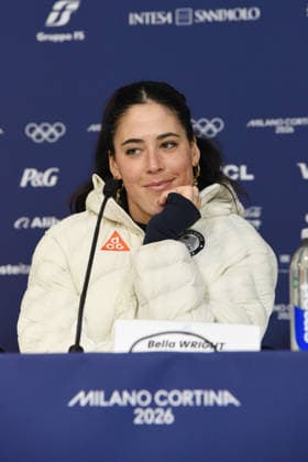 CORTINA, press conference, PK, Pressekonferenz LINDSEY VONN POST INJURY, IN THE PHOTO  Copyright: xFRANCESCAxVIECELIx xipa-agency.netx xFRANCESCAxVIECELIx IPA_Agency_IPA70923286