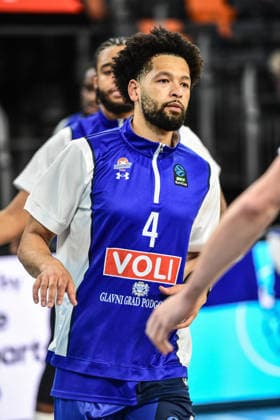 BKT Euro Cup Ratiopharm Ulm vs Buducnost VOLI Podgorica, Ratiopharm Arena Ulm 03 02 2026 James Thompson Buducnost VOLI Podgorica, 4 Ulm 03 02 2026 17 Matchday BKT EuroCup, Ratiopharm Ulm vs Buducnost VOLI Podgorica, Ratiopharm Arena Ulm Copyright: xBEAUTIFULxSPORTS Märklx