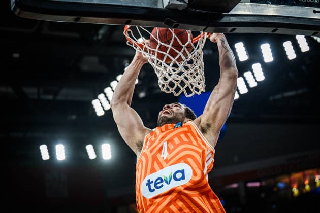 Christopher Ledlum ratiopharm ulm controls the Ball during the Basketball Eurocup match between ratiopharm ulm and Buducnost VOLI Podgorica at ratiopharm Arena on February 3, 2026 in Neu Ulm, Germany Photo by Harry Langer DeFodi Images