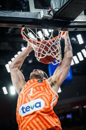 Christopher Ledlum ratiopharm ulm controls the Ball during the Basketball Eurocup match between ratiopharm ulm and Buducnost VOLI Podgorica at ratiopharm Arena on February 3, 2026 in Neu Ulm, Germany Photo by Harry Langer DeFodi Images