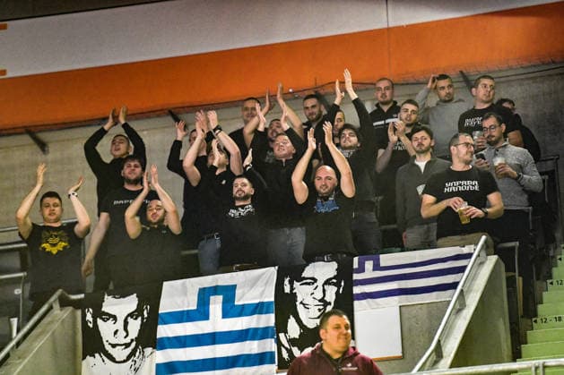 BKT Euro Cup Ratiopharm Ulm vs Buducnost VOLI Podgorica, Ratiopharm Arena Ulm 03 02 2026 Fans from Podgorica Ulm 03 02 2026 17 Matchday BKT EuroCup, Ratiopharm Ulm vs Buducnost VOLI Podgorica, Ratiopharm Arena Ulm Copyright: xBEAUTIFULxSPORTS Märklx