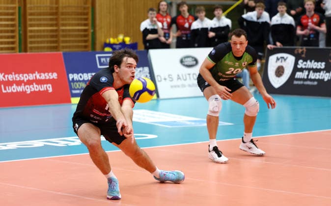 Volleyball, 1st BL, MTV Ludwigsburg - TSV Haching Munich