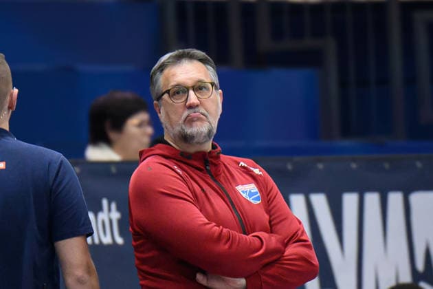 Silvano Poropat MBC, Head Coach, interim , Syntainics MBC vs Hefte Helfen Bulls Kapfenberg, European North Basketball League 2025 26, Germany, Austria, 03 02 2026 Foto Schulz Weissenfels Stadthalle Sachsen Anhalt Germany