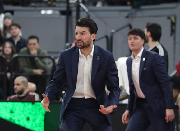 Paris Headcoach Francesco TABELLINI Basketball Bayern Paris Euroleague, FC Bayern Basketball Paris Basketball, Round 26, Season 2025 2026, on 3 02 2026 in Munich, S A P G A R D E N, Germany Source Copyright Credit Oryk HAIST xBASKETBALL-BAYERN-PARISx