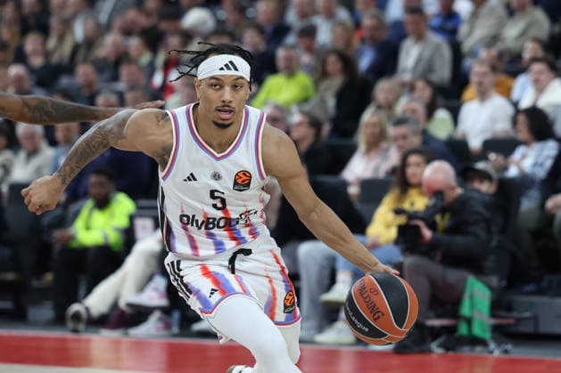 Justin Robinson Paris Basketball, 05 , GER, FC Bayern Basketball vs Paris Basketball, Basketball, Euroleague, Matchday 26, Season 2025 2026, 03 02 2026, GER, FC Bayern Basketball vs Paris Basketball, Basketball, Euroleague, Matchday 26, Season 2025 2026, 03 02 2026 Munich Copyright: xEibner-Pressefoto JennixMaulx EP_JML