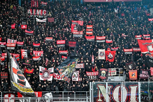 CALCIO - Serie A - Bologna FC vs AC Milan AC Milan supporters during Bologna FC vs AC Milan, Italian soccer Serie A match in Bologna, Italy, February 03 2026 Bologna Italy  Copyright: xIPAxSport ABACAx
