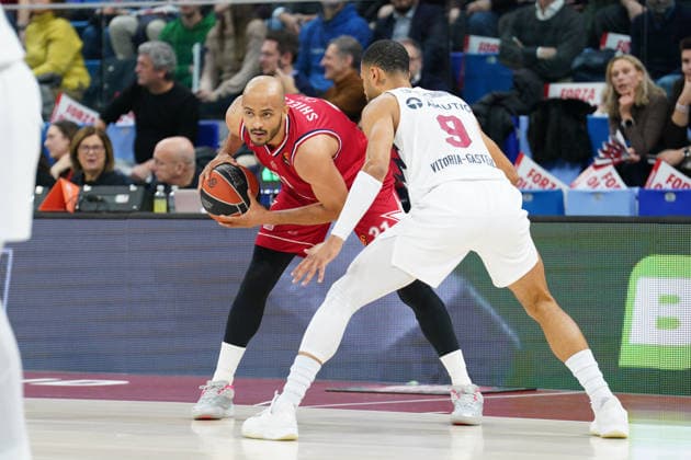 EA7 Emporio Armani Milano vs. Kosner Baskonia Vitoria-Gasteiz, pictured is Shavon Shields (EA7 Emporio Armani Milano)  Copyright: xSimonexLucarellix xipa-agency.netx xSimonexLucarellix IPA_Agency_IPA70929719